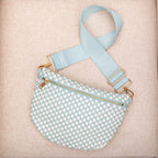 Layla Woven Checkered Crossbody Sling Bag
