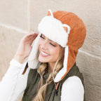 Kitten Ear Trapper Hat