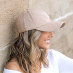 Quilted Puffer Ball Cap