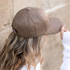 Quilted Puffer Ball Cap