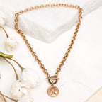 Coin Accent Chain Necklace