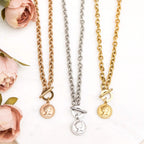 Coin Accent Chain Necklace