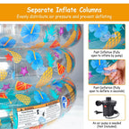 59x21" Inflatable Swimming Pool