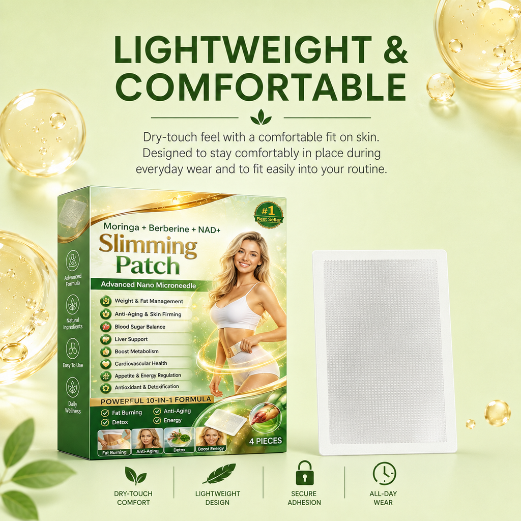 Moringa, Berberine & NAD+ Wellness Patch – Daily Body Care Support