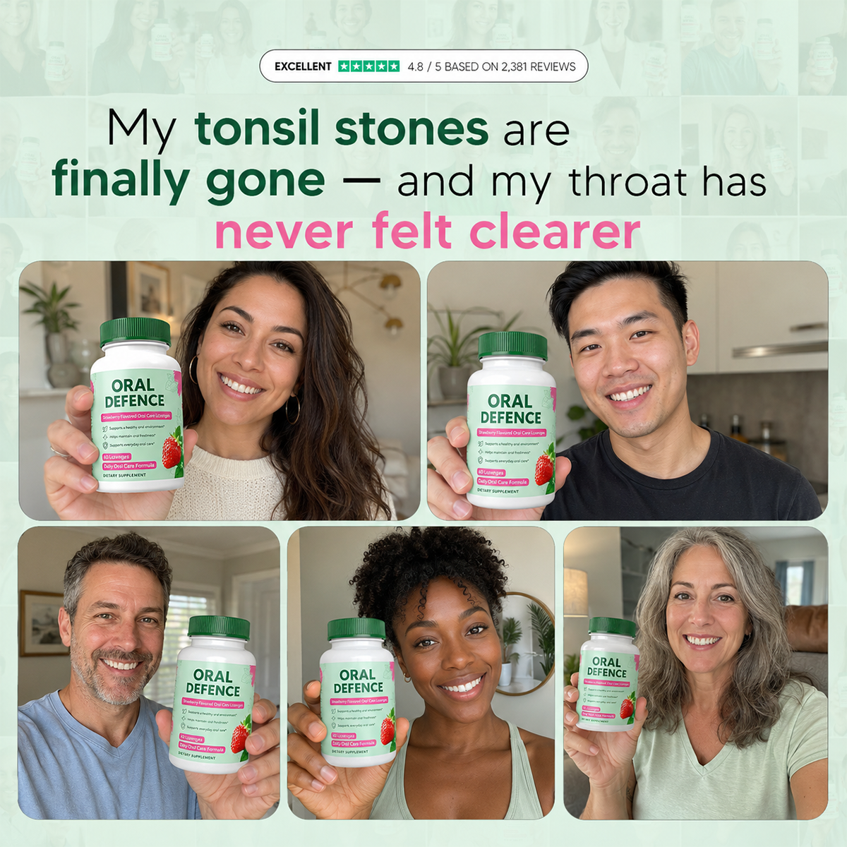 Deep-Clean Tonsil Stone Removal & Fresh Breath Oral Care Formula