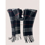 Plaid Cashmere Feel Winter Scarf and Neck Warmer