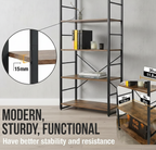 Industrial Metal Bookshelf