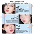 Dual-effect Concealer & Foundation Eye Concealer, Korean pressed powder foundation for a flawless complexion.