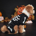 Skeleton Jumpsuit Dog Halloween Costume
