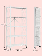 Heavy-Duty Shelving Unit | Metal 3/4/5-Tier Storage Rack