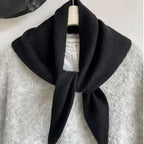 Korean Style Knitted Scarf for Winter Women