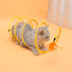 Collapsible S Type Interactive Cat Tunnel