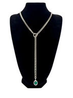 Crystal Charm Slip Chain
