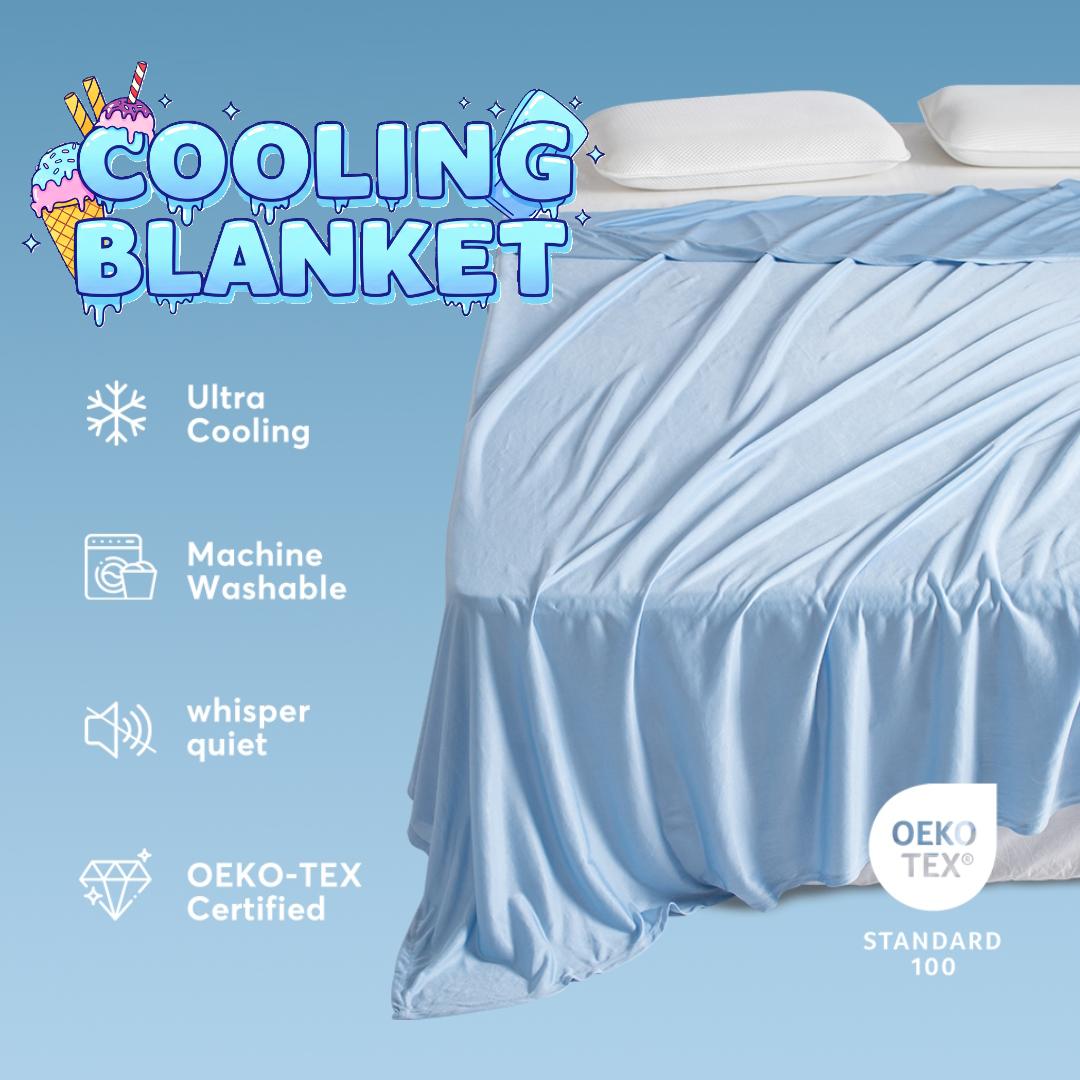 KASENTEX Summer Cooling Blanket, Silky Ultra Soft Breathable Bedding, Hypoallergenic All Season Lightweight Blankets