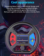 3.5-inch handheld game console with steering wheel design 999 Games Included