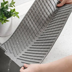 Silicone Dish Drying Mat with Drain Design