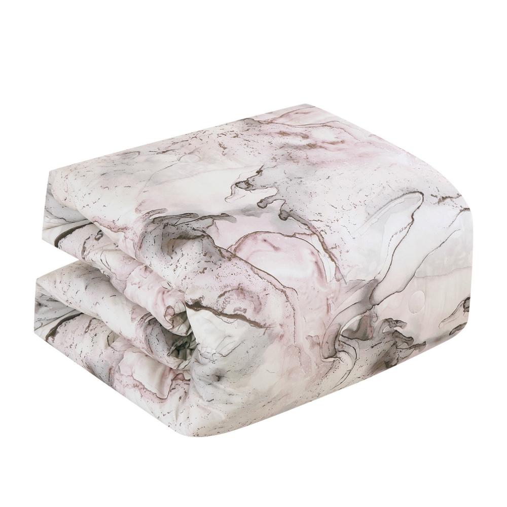7 Piece Abstract Print Comforter Set with Bed Sheet Set, 22896