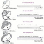 4-Piece Set: Invisible Silicone Ring Size Adjusters – Unisex, Flexible, Minimalist