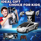 2.4GHz Remote Control Off-Road Car – Robot Transforming, LED Lights