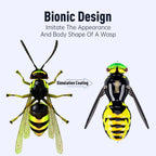 Bionic Wasp Topwater Lure That Triggers Explosive Strikes