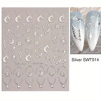 5D Embossed Three-dimensional Nail Stickers