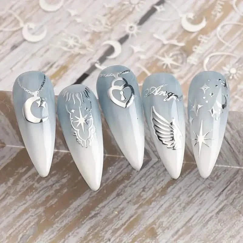 5D Embossed Three-dimensional Nail Stickers