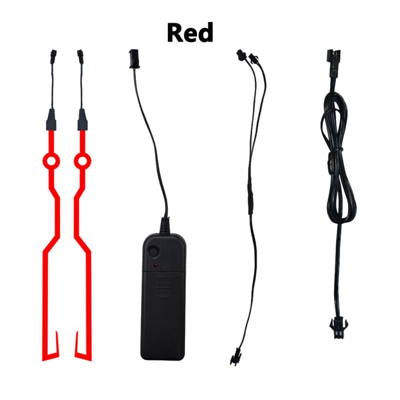 Motorcycle Helmet Light LED DIY Helmet LED Light Motorbike Reflective Strips