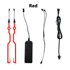 Motorcycle Helmet Light LED DIY Helmet LED Light Motorbike Reflective Strips