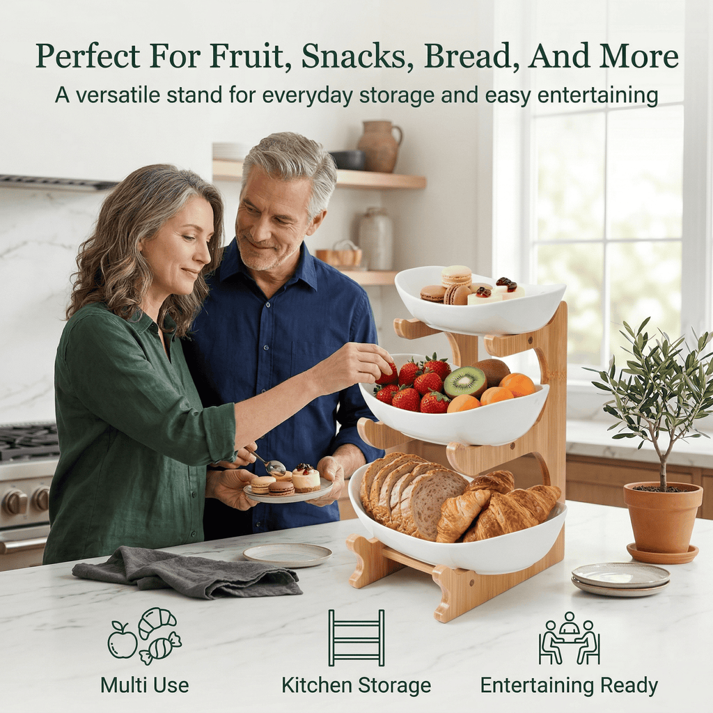Practical Countertop Organizer for Daily Household Storage