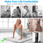 5L Gal Humidifier Top Fill Cool Mist with Essential Oils Diffuser Filter
