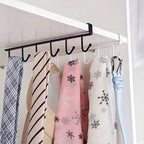6 Hooks Kitchen Shelf Storage Rack