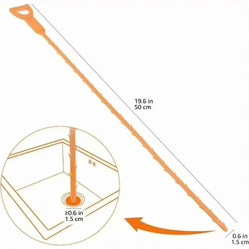 6-Pack: 19.6-inch Flexible Basic Drain Plug Remover
