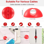 6-Pack: Cable Clips Adhesive Wire Cord Clamps