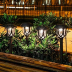 6-Pack: Solar Powered Pathway Lights - Touch-Controlled, Waterproof, Detachable, Energy Efficient, and Wireless Solar Garden Stake Lights
