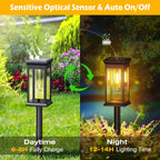 6-Pack: Solar Powered Stake Light IP65 Waterproof Auto On Off