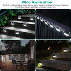 6-Pack: Solar Step Lights