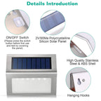 6-Pack: Solar Step Lights