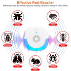 6-Pack: Ultrasonic Pest Repellers Plug-In Indoor Pest Control Mouse Repellent