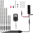 6-Piece: Motorcycle LED Light Strips