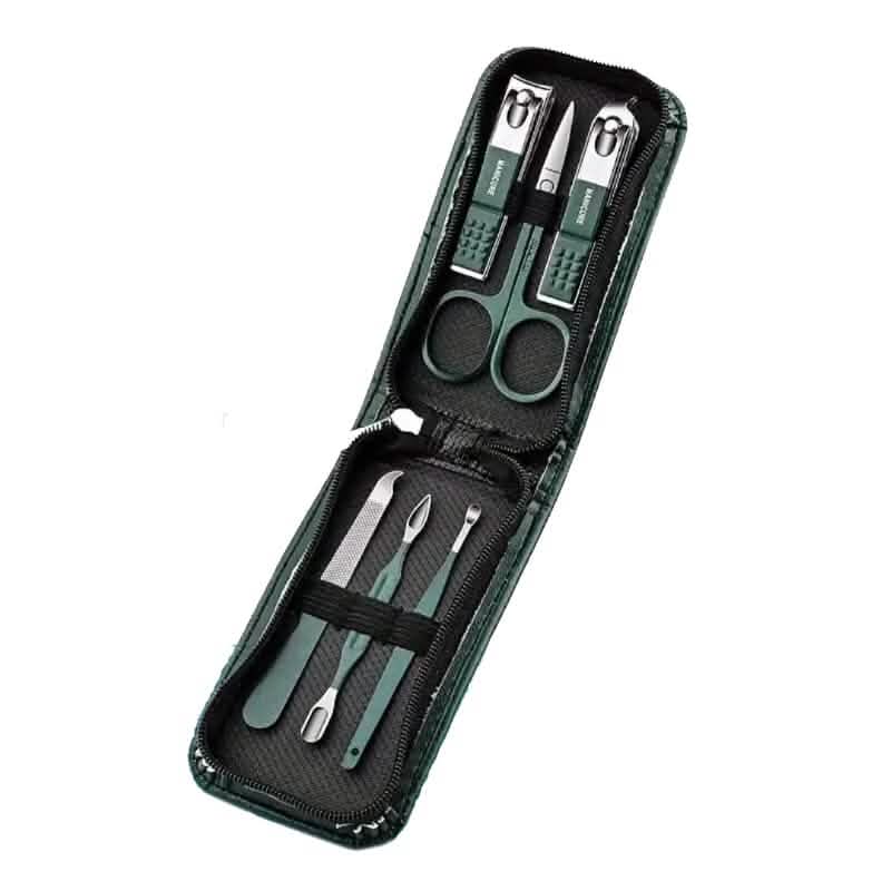 6-Piece: Nail Clipper Set with Zipper Travel Case