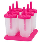 6-Piece: Popsicle Molds Reusable Ice Cream DIY Ice Pop Maker