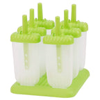 6-Piece: Popsicle Molds Reusable Ice Cream DIY Ice Pop Maker