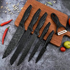 6-Piece Set: High Carbon Stainless Steel Sharp Kitchen Knives