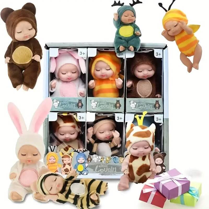 6-Piece Set: Princess Doll Gift Box