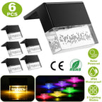 6-Piece: Solar Powered Acrylic Bubbles Decorative Deck Lights