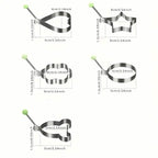 6-Pieces: Creative Stainless Steel Egg Cooking Ring Set