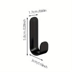 6-Pieces: Easy Install J-Shaped Hooks