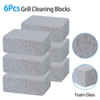 6-Pieces: Grill Griddles Cleaning Block