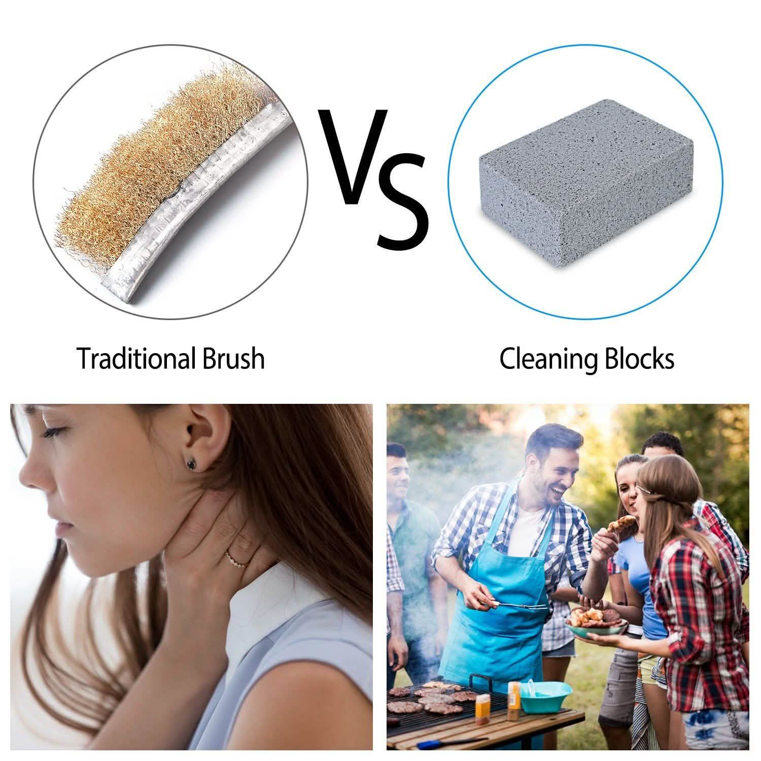6-Pieces: Grill Griddles Cleaning Block