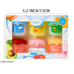 6-Pieces: Luxurious Glossy Lip Balm Set - Long-Lasting Hydration for Dry Lips